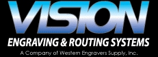 Vision engraving & routing systems logo